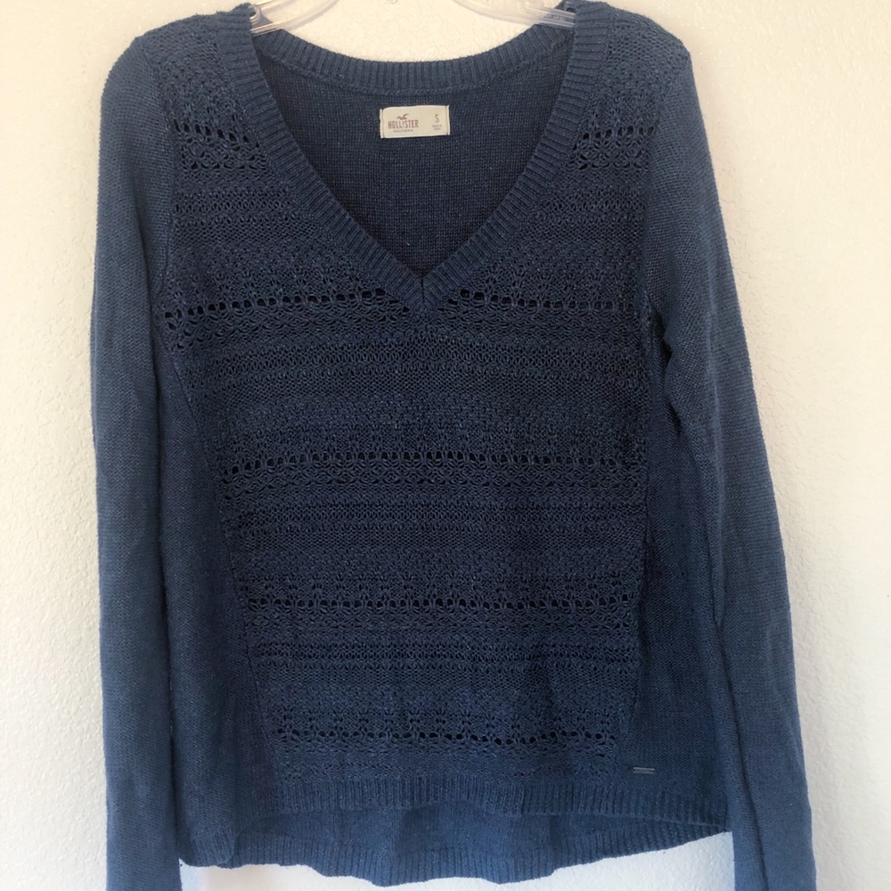 Blue Hollister Sweater